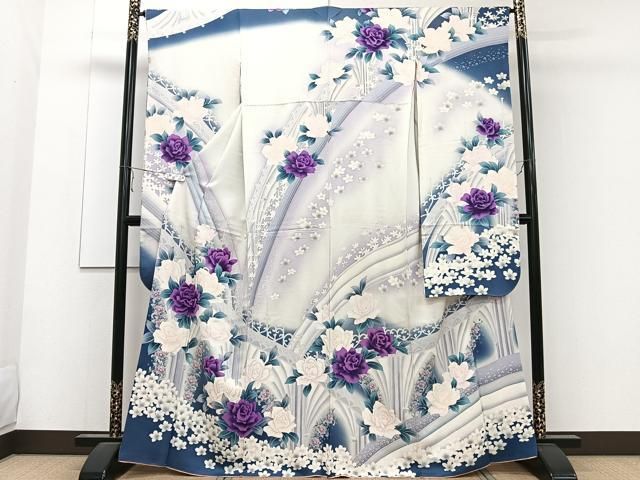 平和屋着物□豪華振袖 草花文 暈し染め 正絹 逸品 CAAZ9593xi - メルカリ