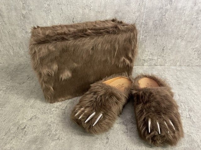 bravest studio ﾌﾞﾚｲﾍﾞｽﾄｽﾀｼﾞｵ ｻﾝﾀﾞﾙ BEAR CLAW MULES ﾍﾞｱｸﾛｰ ﾐｭｰﾙ ﾌﾞﾗｳﾝ 26 5 CM