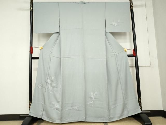 平和屋着物▽訪問着 刺繍 流水花文 瓢箪 金糸 正絹 逸品 AABD4995cs