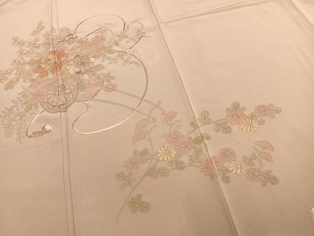 平和屋着物▽総刺繍 訪問着 中国三大刺繍 汕頭刺繍 スワトウ刺繍 片輪