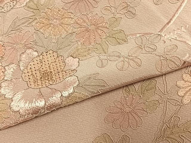 平和屋着物▽総刺繍 訪問着 中国三大刺繍 汕頭刺繍 スワトウ刺繍 片輪