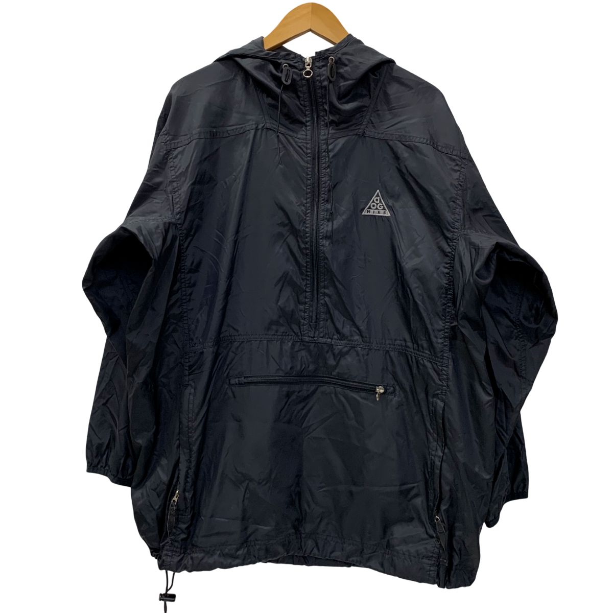 ナイキ NIKE ACG 90's ロゴ 刺繍 ナイロン アノラックパーカー
