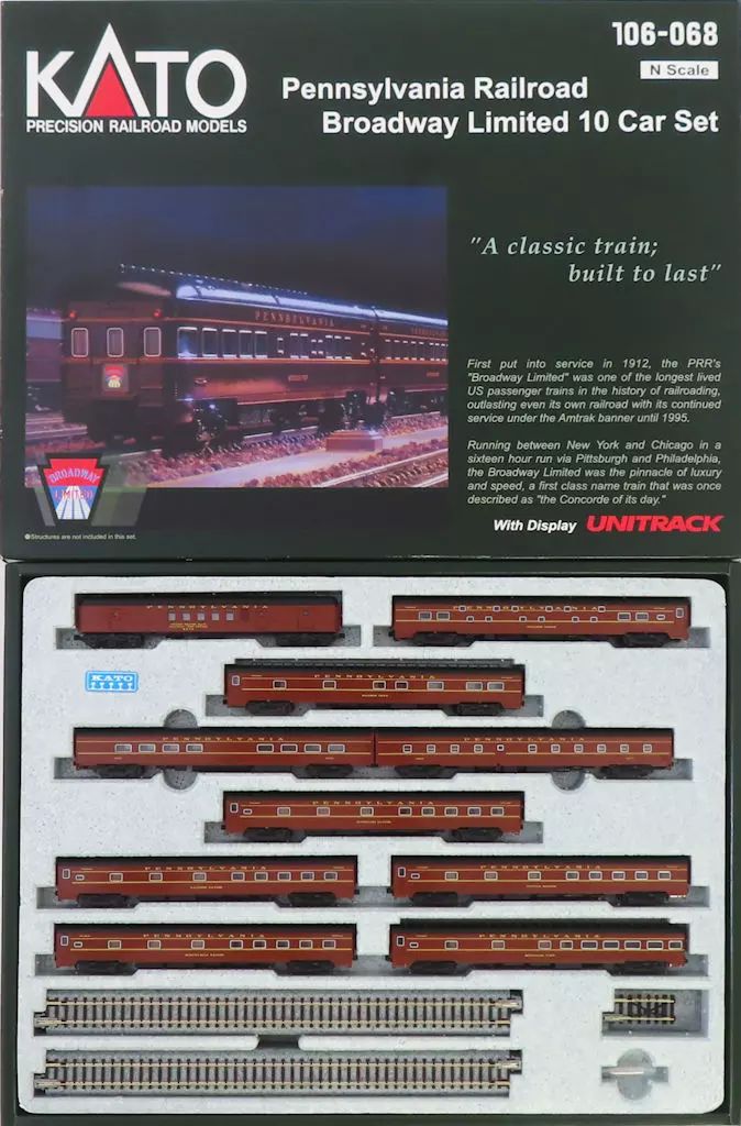 鉄道模型 1 160 Pennsylvania Railroad Broadway Limited 10 Car Set 106 068