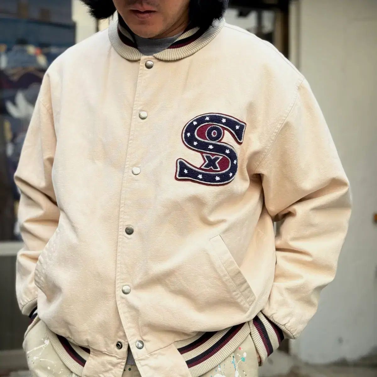 シカゴ ホワイトソックス スタジャン FELCO 70 MLB 野球 スタジャン