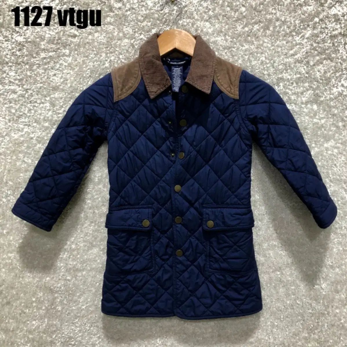 ラルフローレン ネイビー キルティング ジャケット キッズ - メルカリ