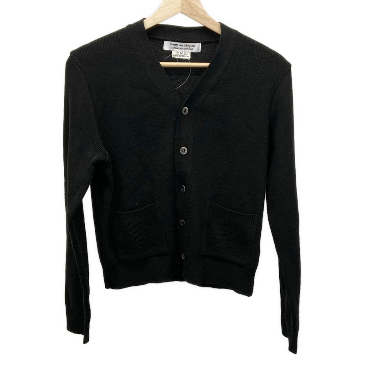 COMMEdesGARCONS コムデギャルソンコムデギャルソン カーディガン サイズM レディース 黒 長袖