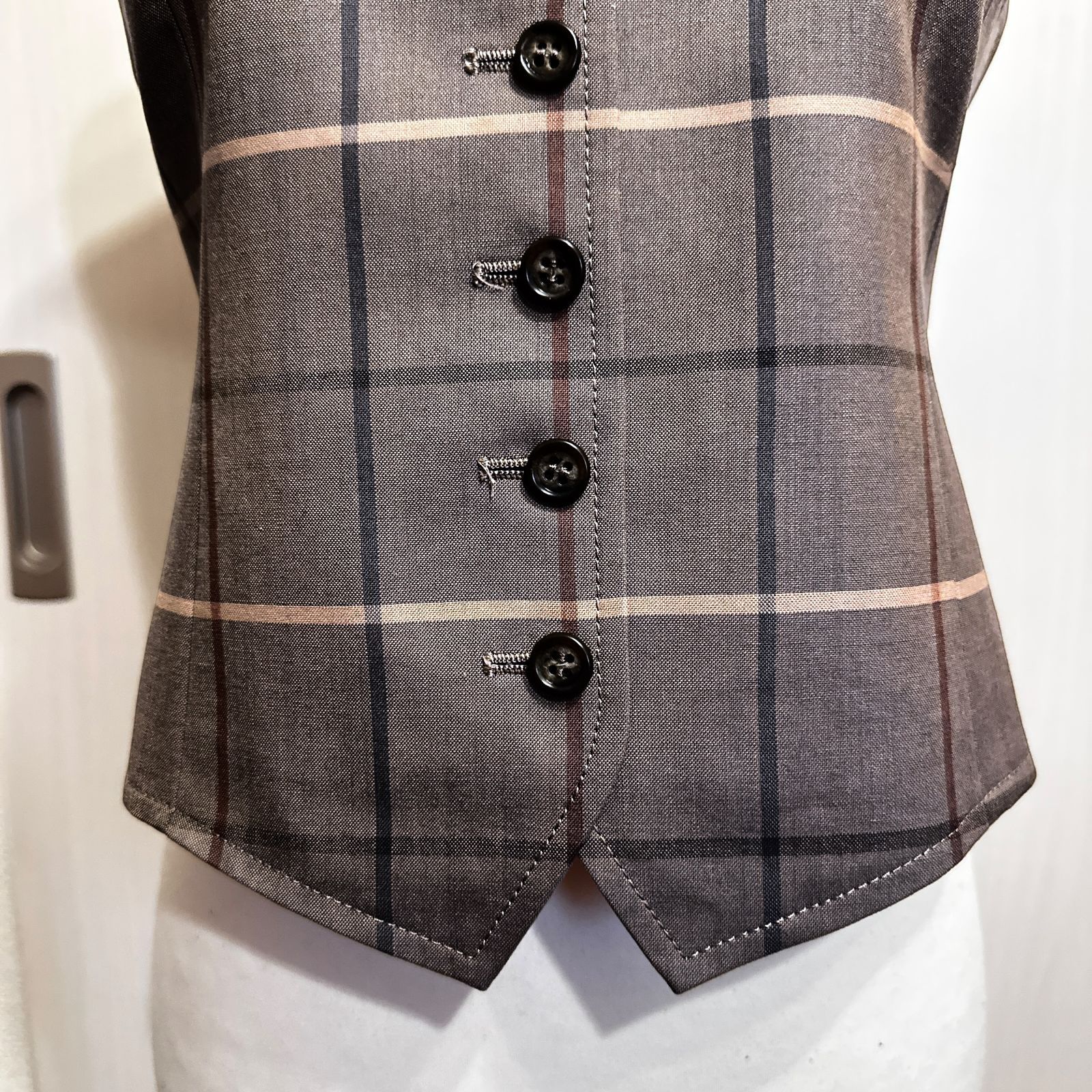 Burberrys ベスト チェック ベージュ系 サイズ表記なし HR 0749