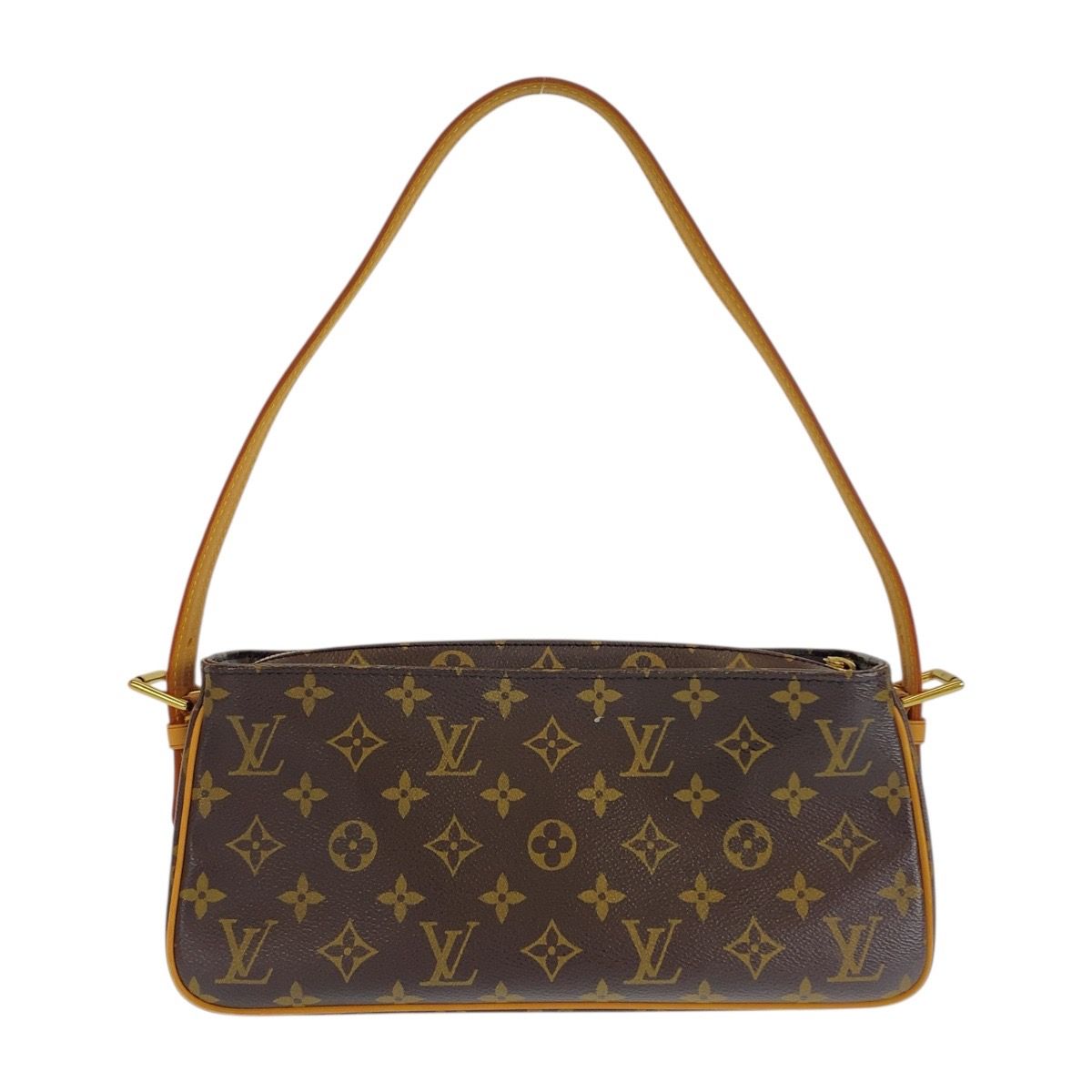 美品 LOUIS VUITTON ルイヴィトン モノグラム ヴィバシテMM ブラウン