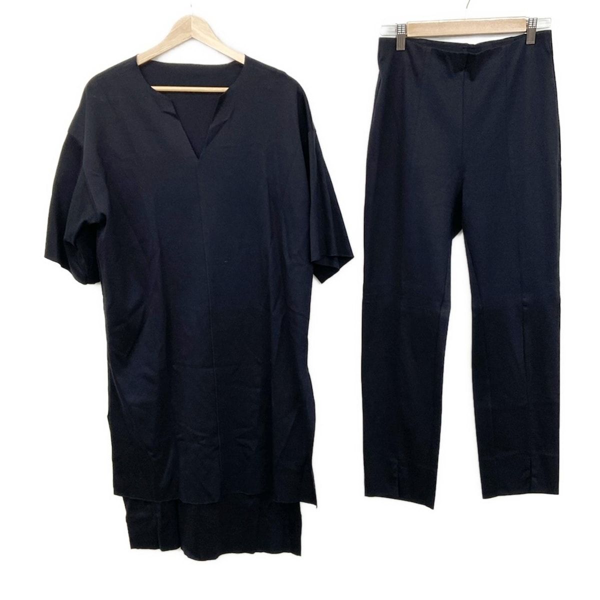 PLAIN PEOPLE プレインピープル レディースパンツセットアップ レディース ダークネイビー ウエストゴム