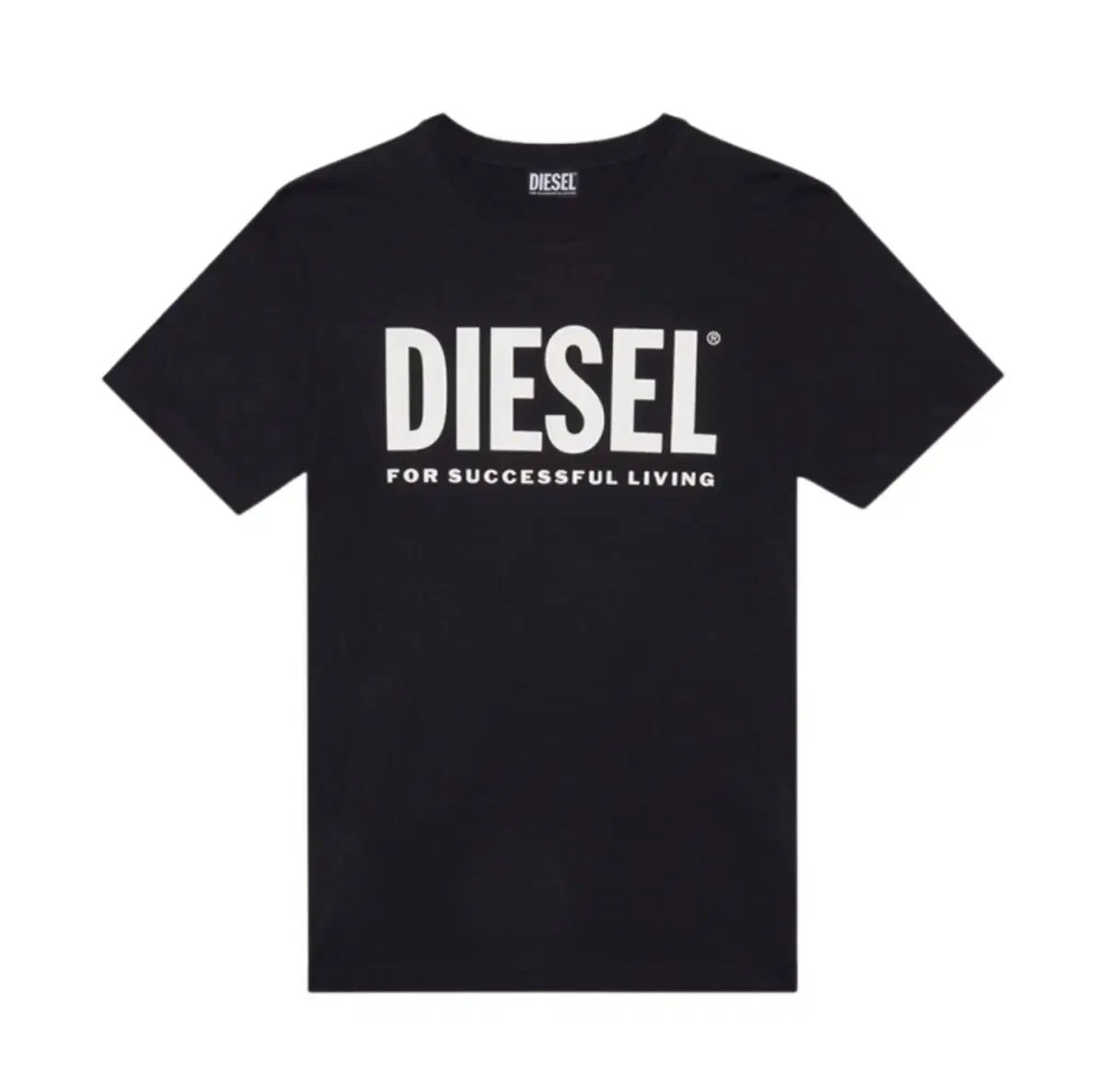 S| ディーゼル ロゴ プリンティング ラウンド 半袖