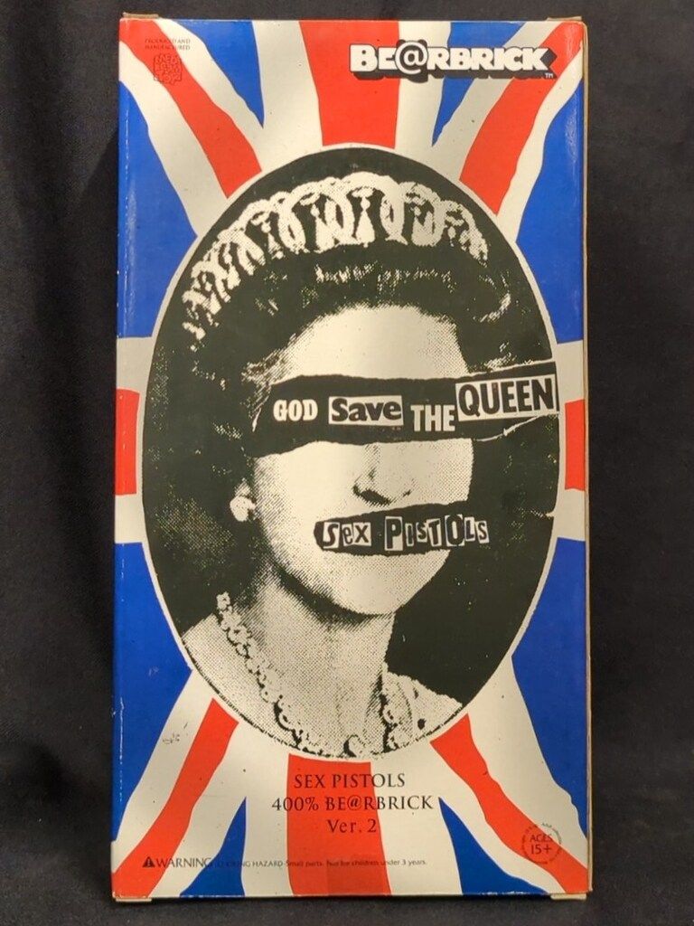 BE RBRICK Sex Pistols Ver 2 God Save The Queen 400%