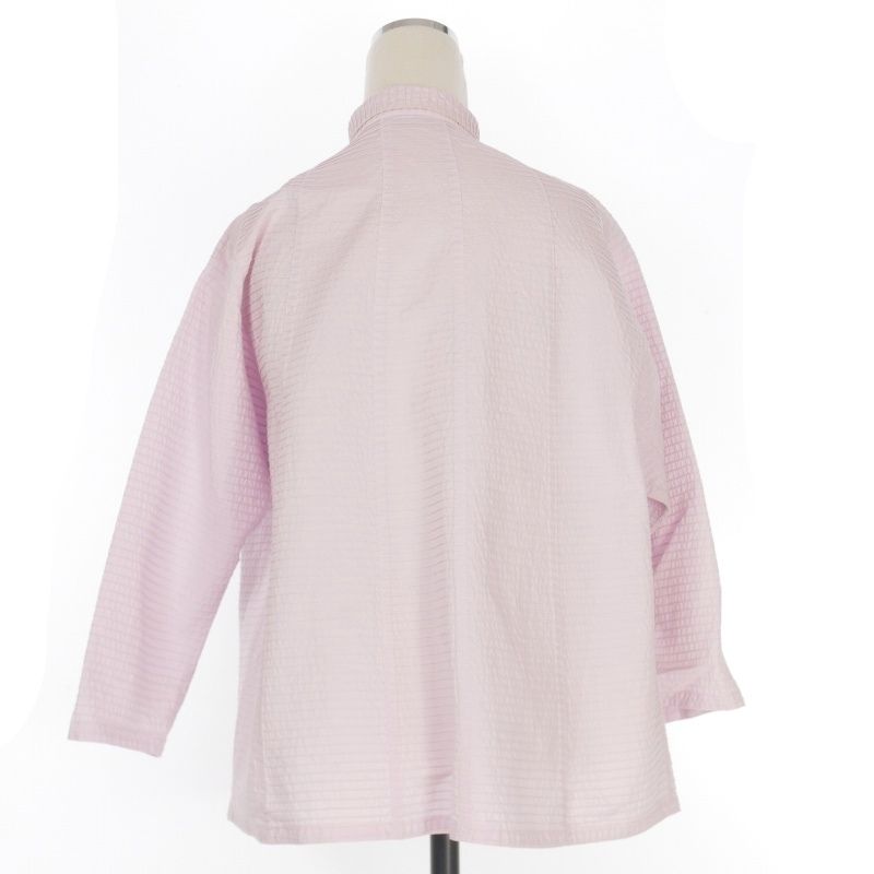 ヤッコマリカルド YACCO MARICARD ピンタックシャツ 長袖 1 ピンク