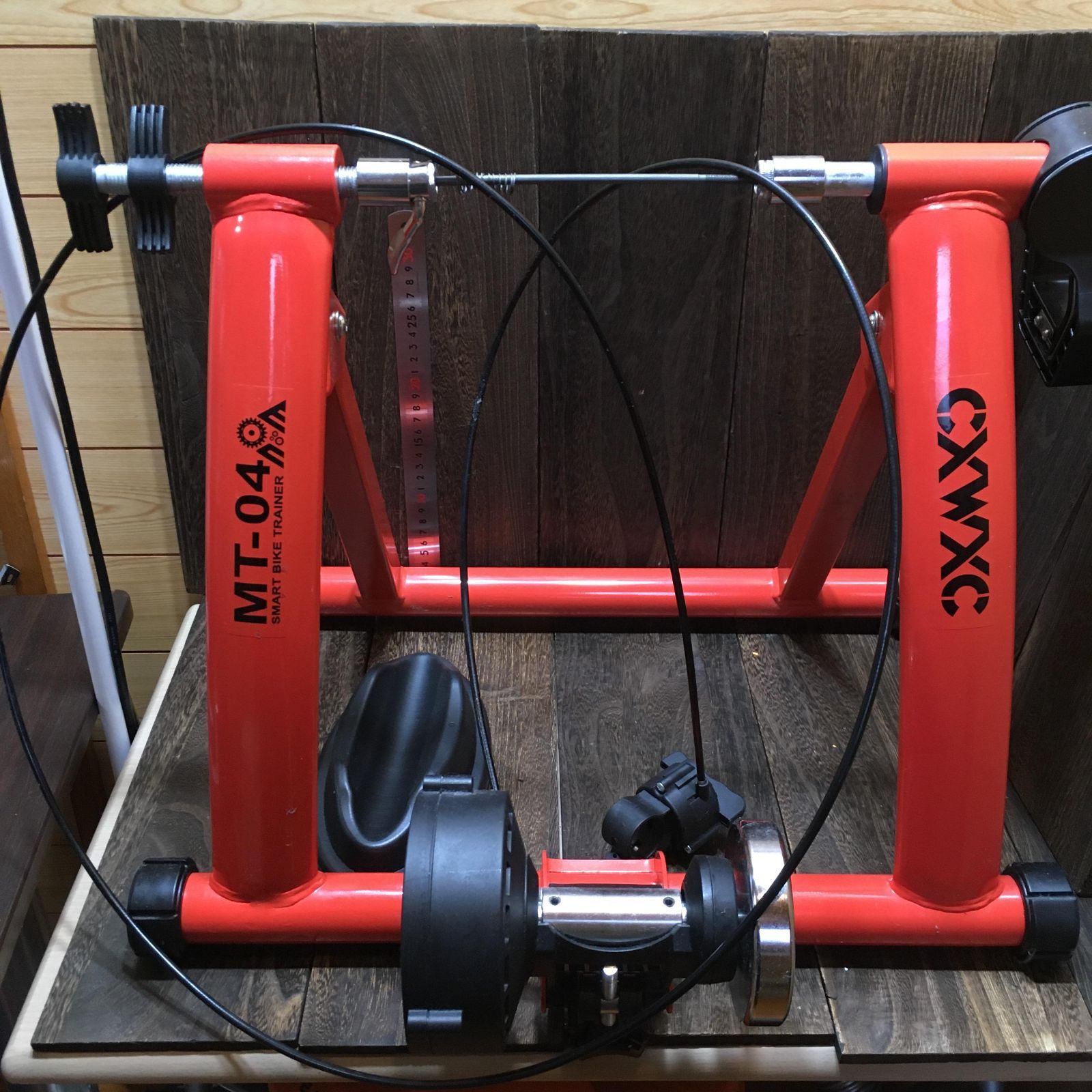 スマート バイク インドア トレーナー CXWXC MT-04 折り畳み式 【h251126013】 楽天市場】【6段階負荷調整】ローラー台 固定 サイクルトレーナー