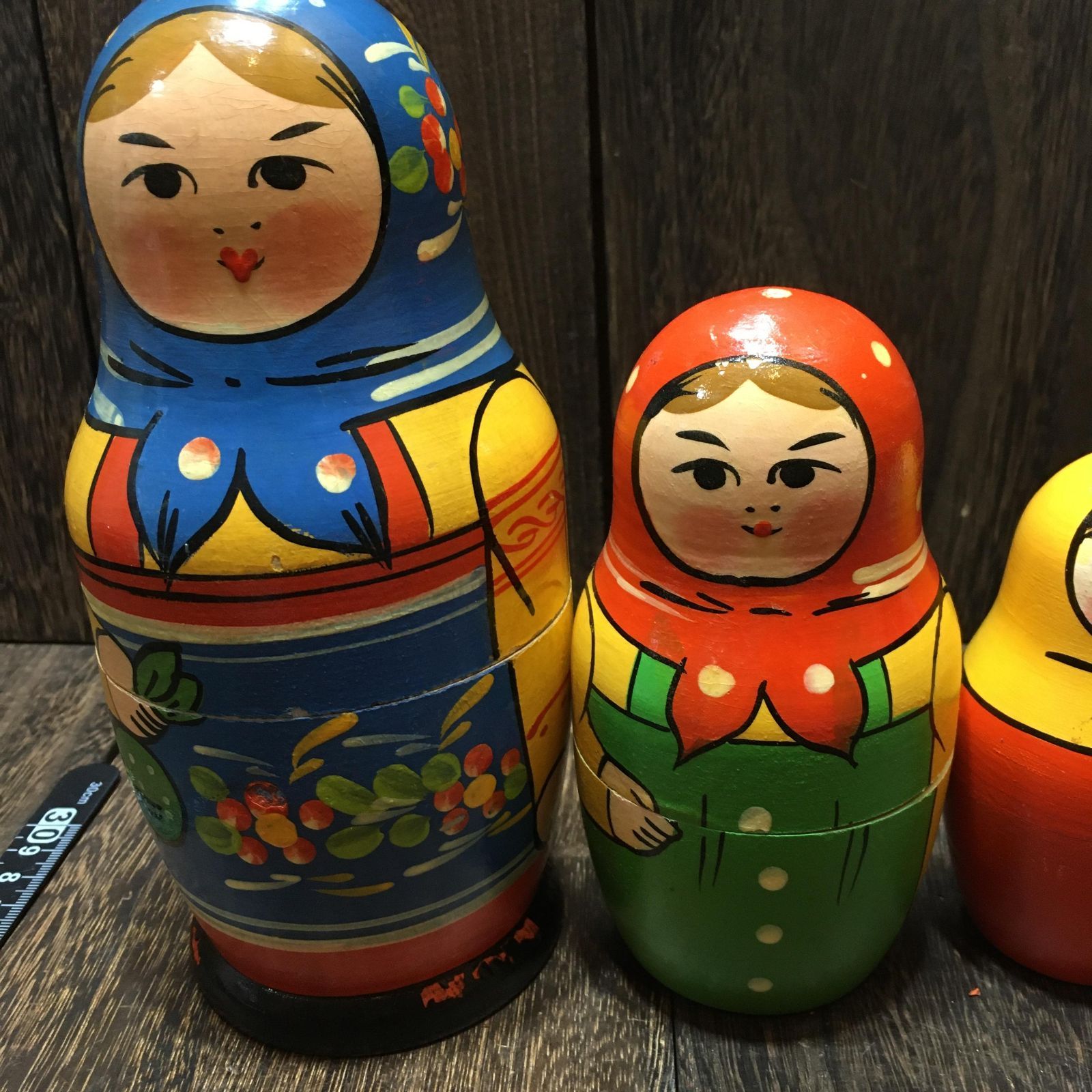 マトリョーシカ ロシア 民芸品 ソ連 マトリョーシカ人形 こけし 木製