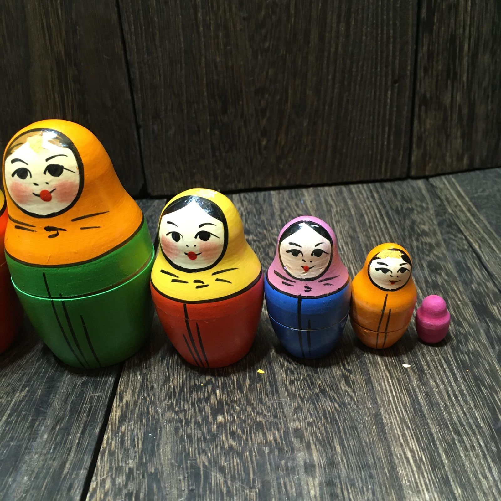 マトリョーシカ ロシア 民芸品 ソ連 マトリョーシカ人形 こけし 木製