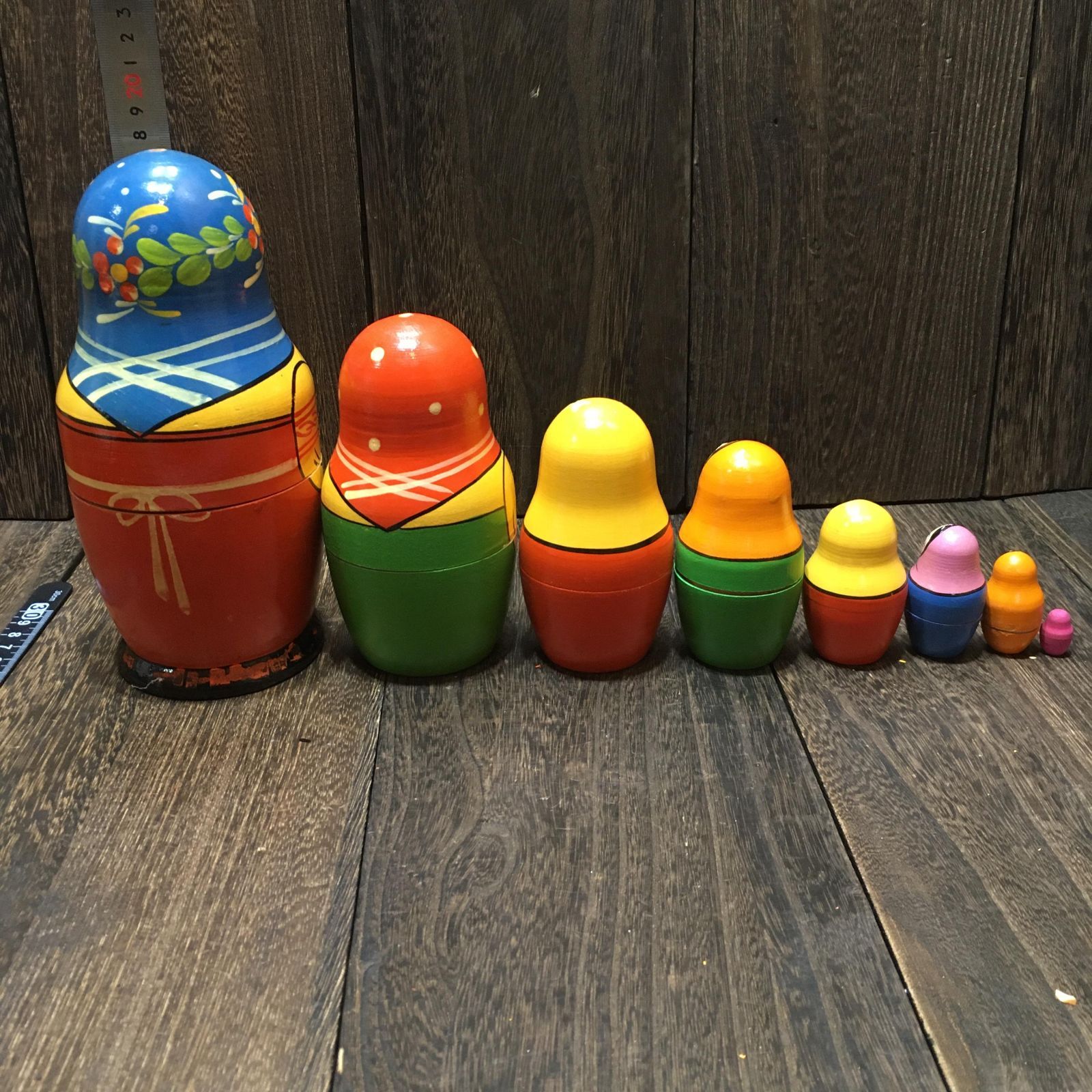 マトリョーシカ ロシア 民芸品 ソ連 マトリョーシカ人形 こけし 木製
