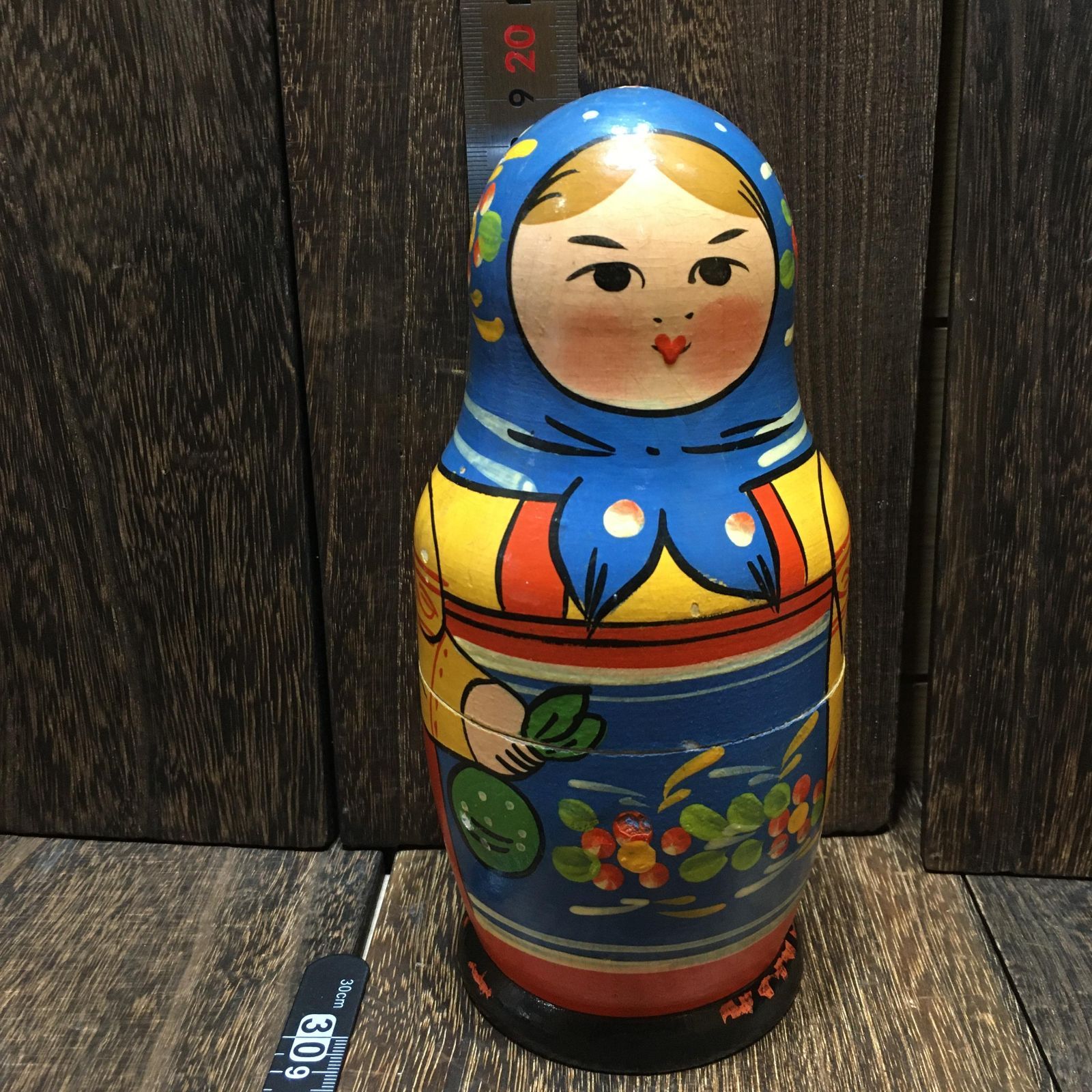 マトリョーシカ ロシア 民芸品 ソ連 マトリョーシカ人形 こけし 木製