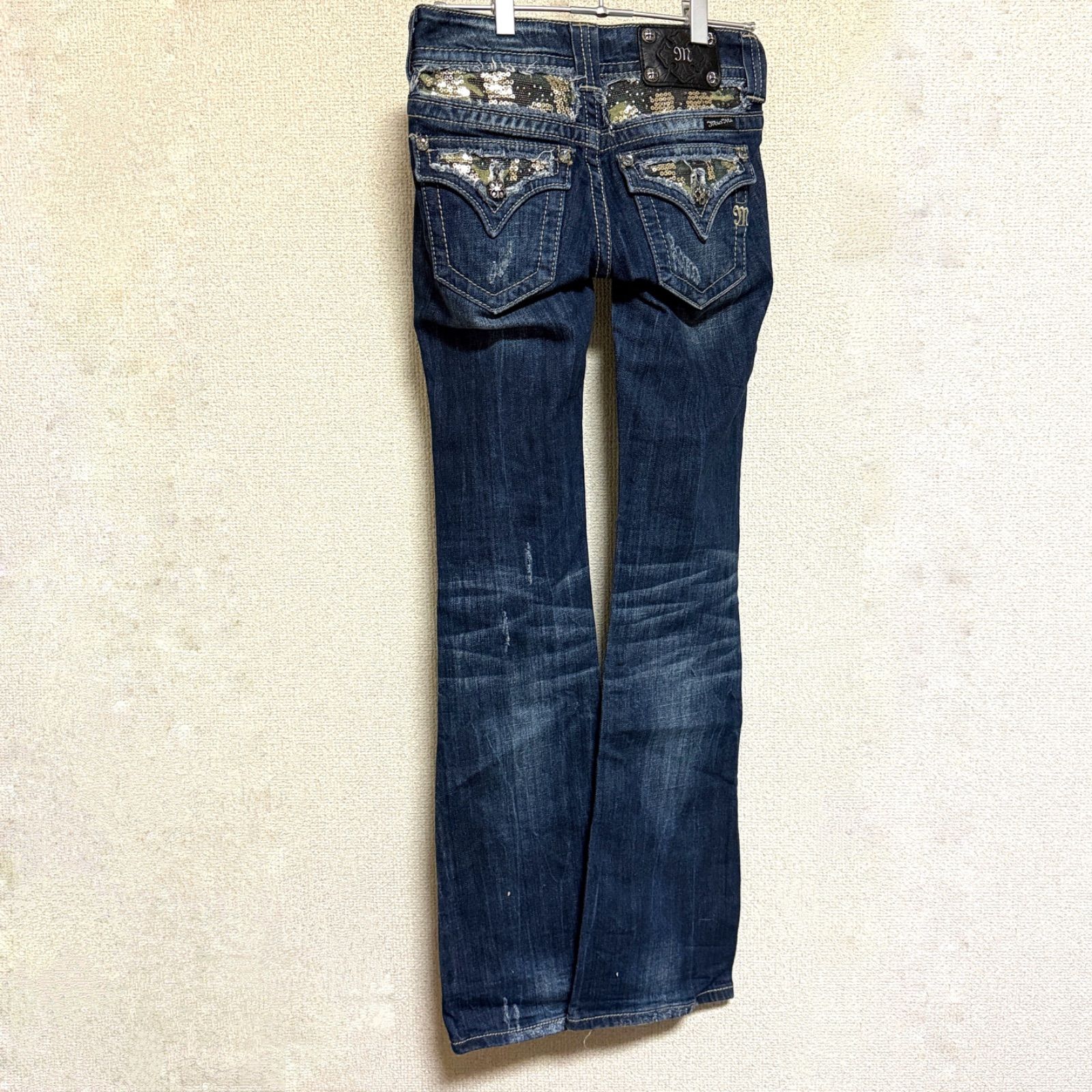 25】 missme ミスミー ローライズ フレアデニム ブーツカット - メルカリ