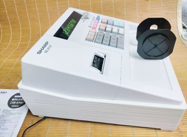 シャープレジスター XE-A147 PC連携売上管理フル設定無料 102044
