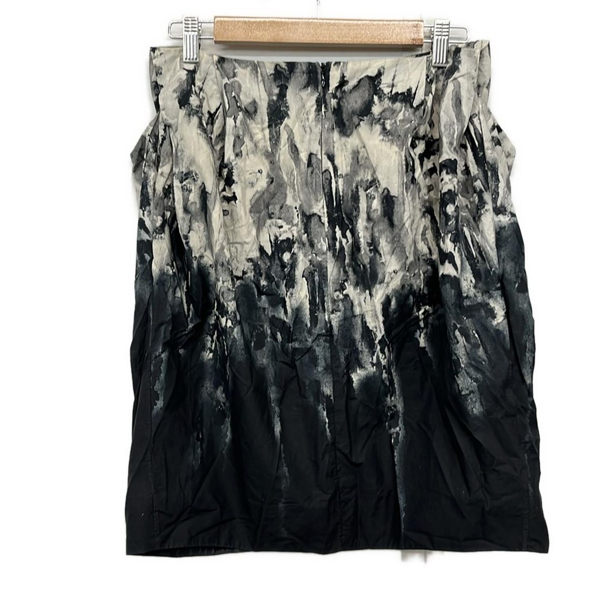 MARNI マルニ スカート サイズ42 M レディース - ダークネイビー×アイボリー ひざ丈