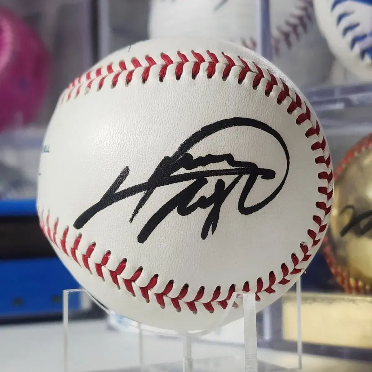 ロッテ・ジャイアンツ 田峻玗(チョン・ジュンウ) KBO 公式球 サイン