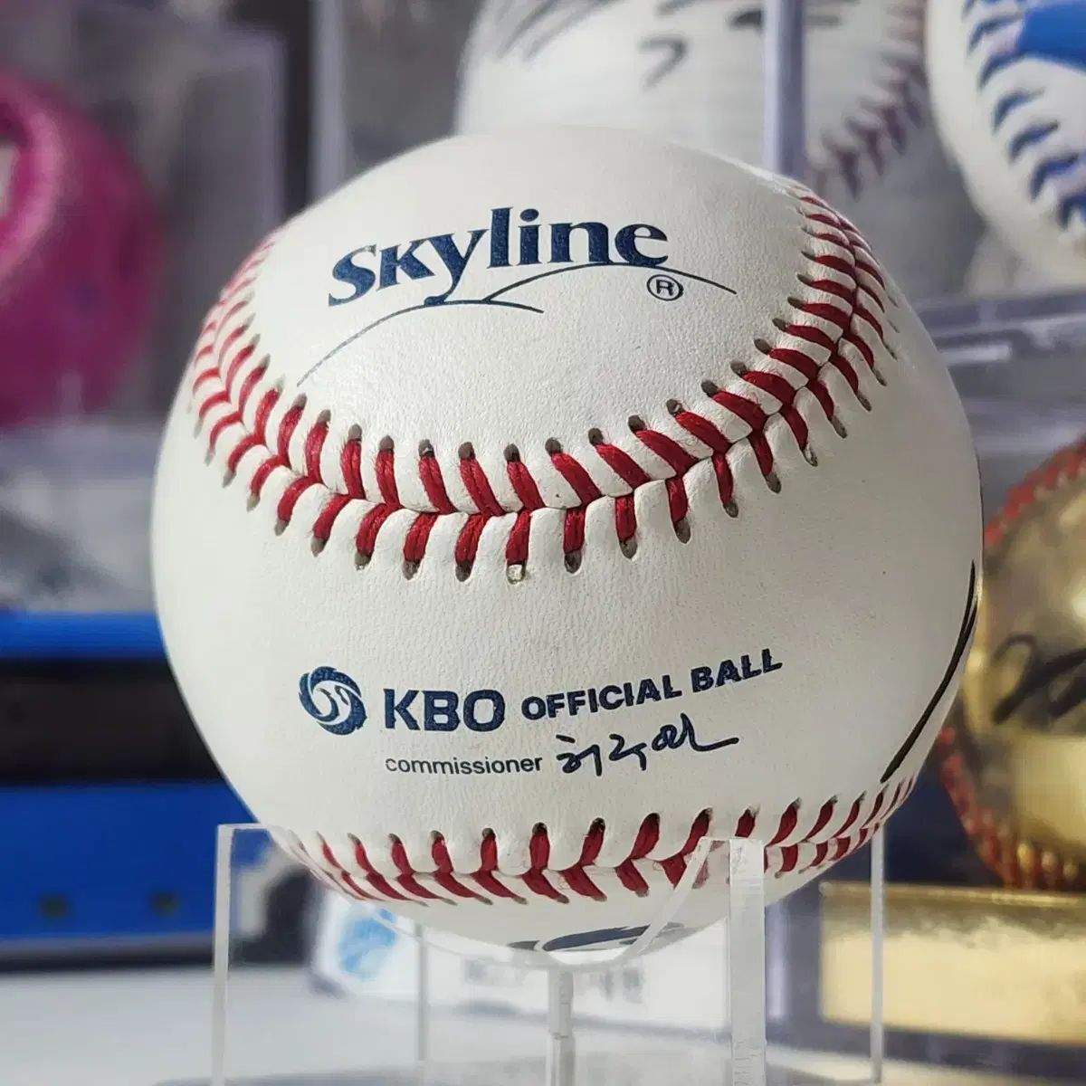 ロッテ・ジャイアンツ 田峻玗(チョン・ジュンウ) KBO 公式球 サイン