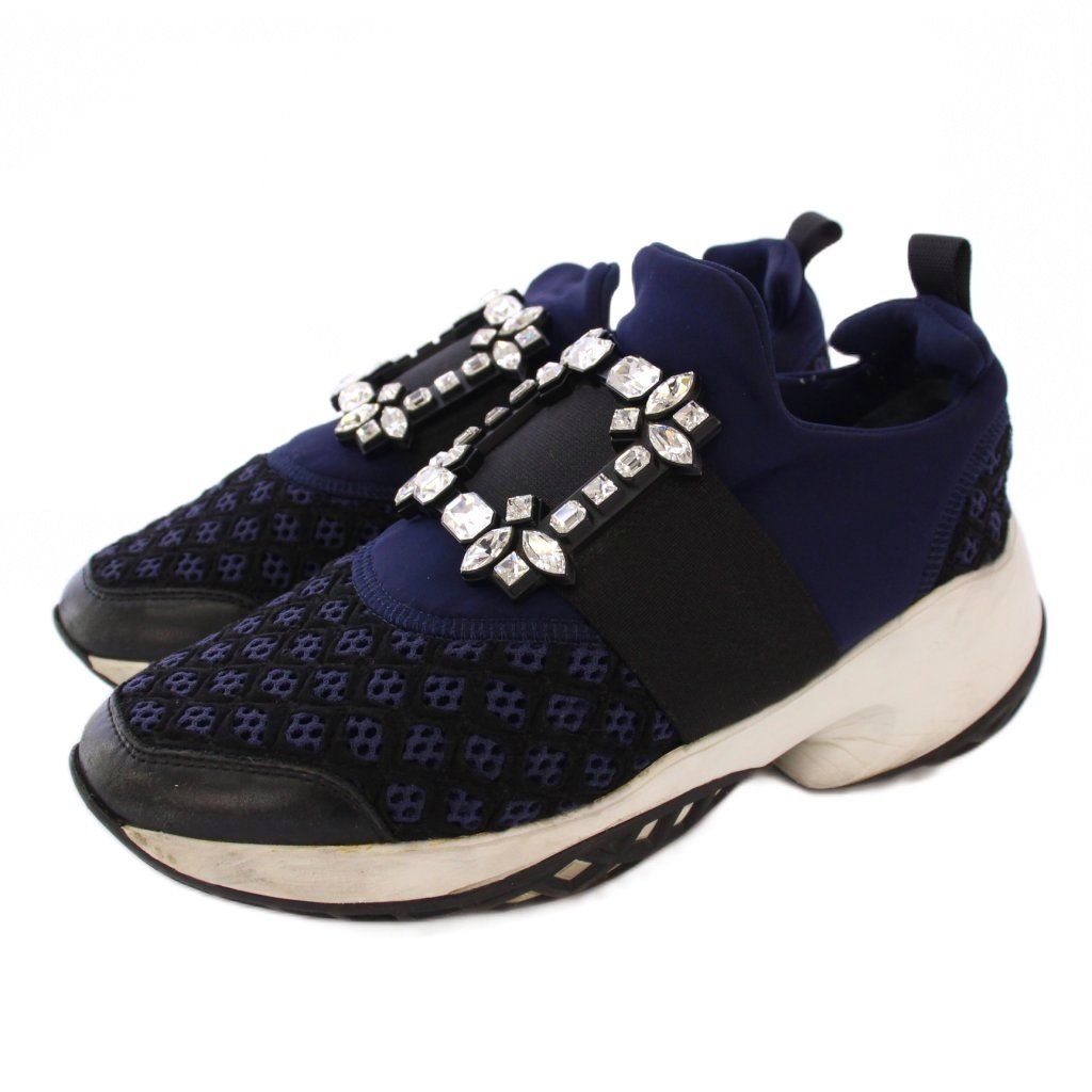 ロジェヴィヴィエ ROGER VIVIER VIV RUN STRASS TECHNICAL スニーカー