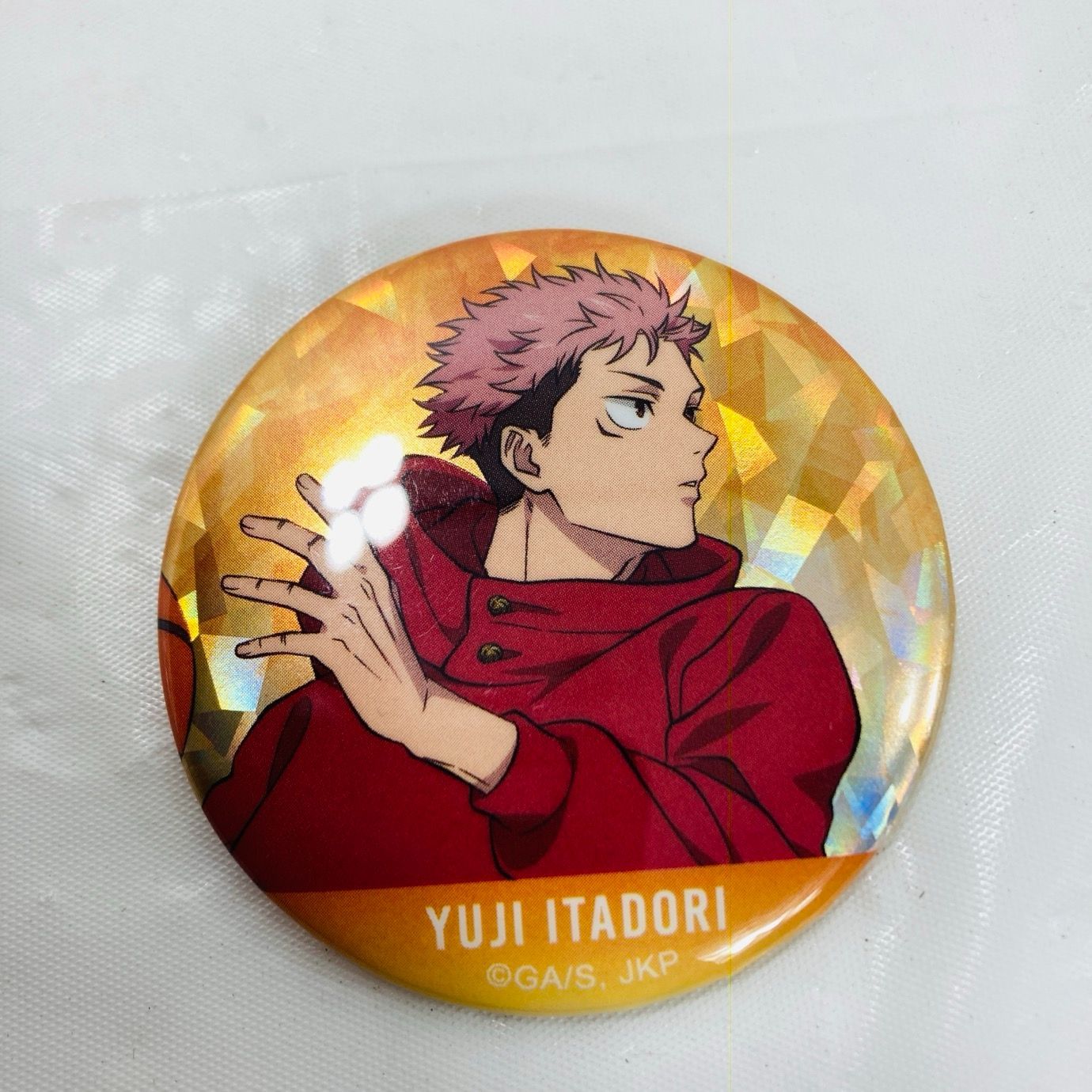 呪術廻戦 虎杖悠仁 バスケ ホログラム 缶バッジ - メルカリ