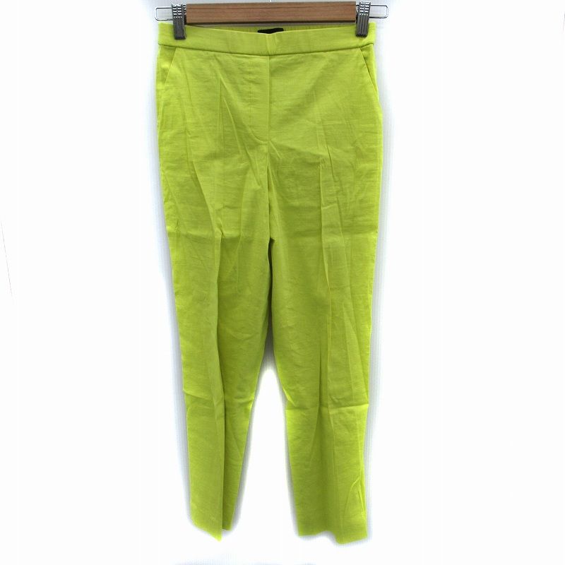 セオリー Theory テーパードパンツ アンクル丈 麻 リネン 00 小さい