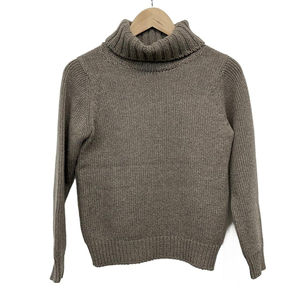 SLOANE スローン 長袖セーター サイズ1 S レディース - ダークブラウン タートルネック