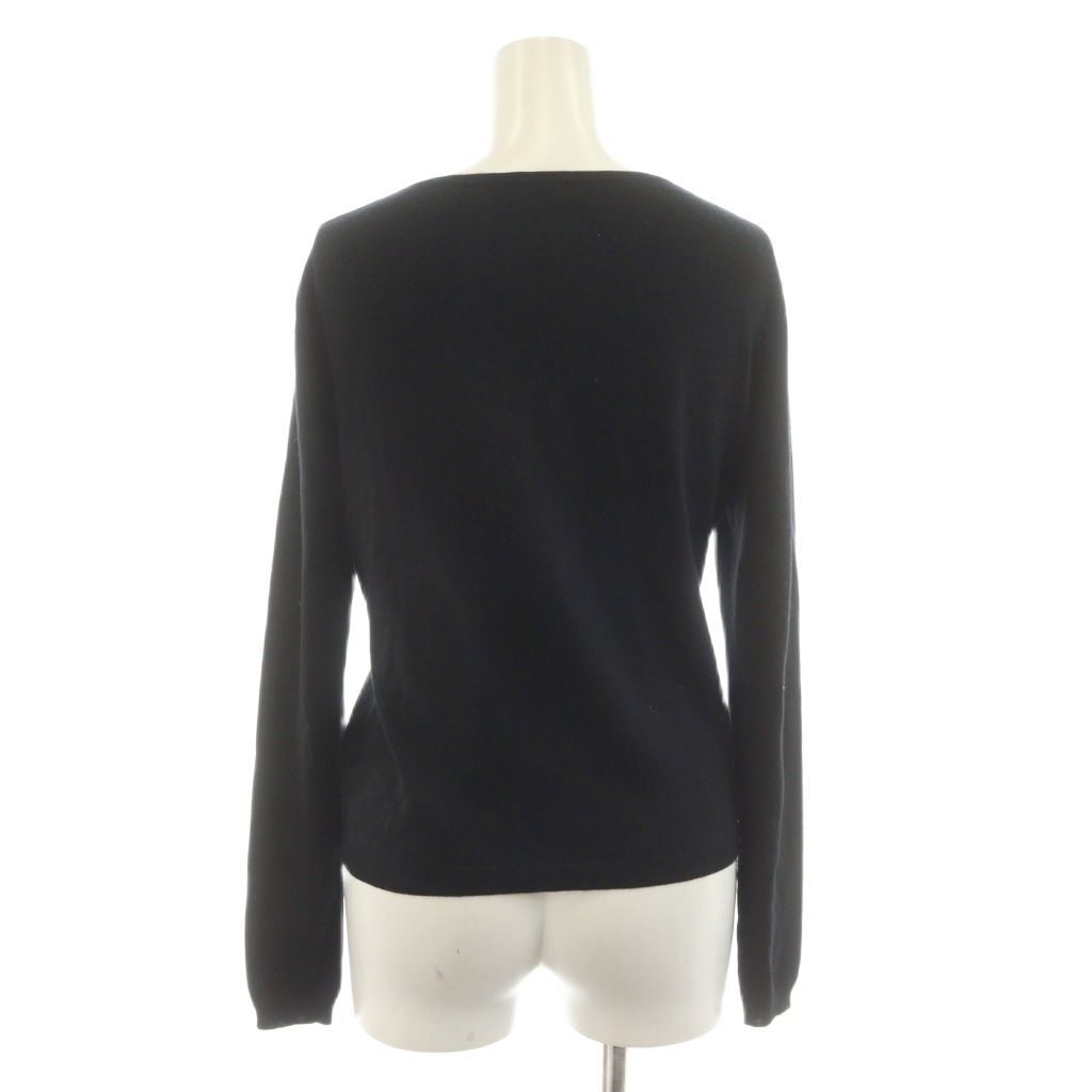 トッカ TOCCA ニットカーディガン 長袖 絹 シルク カシミヤ混 XS 黒