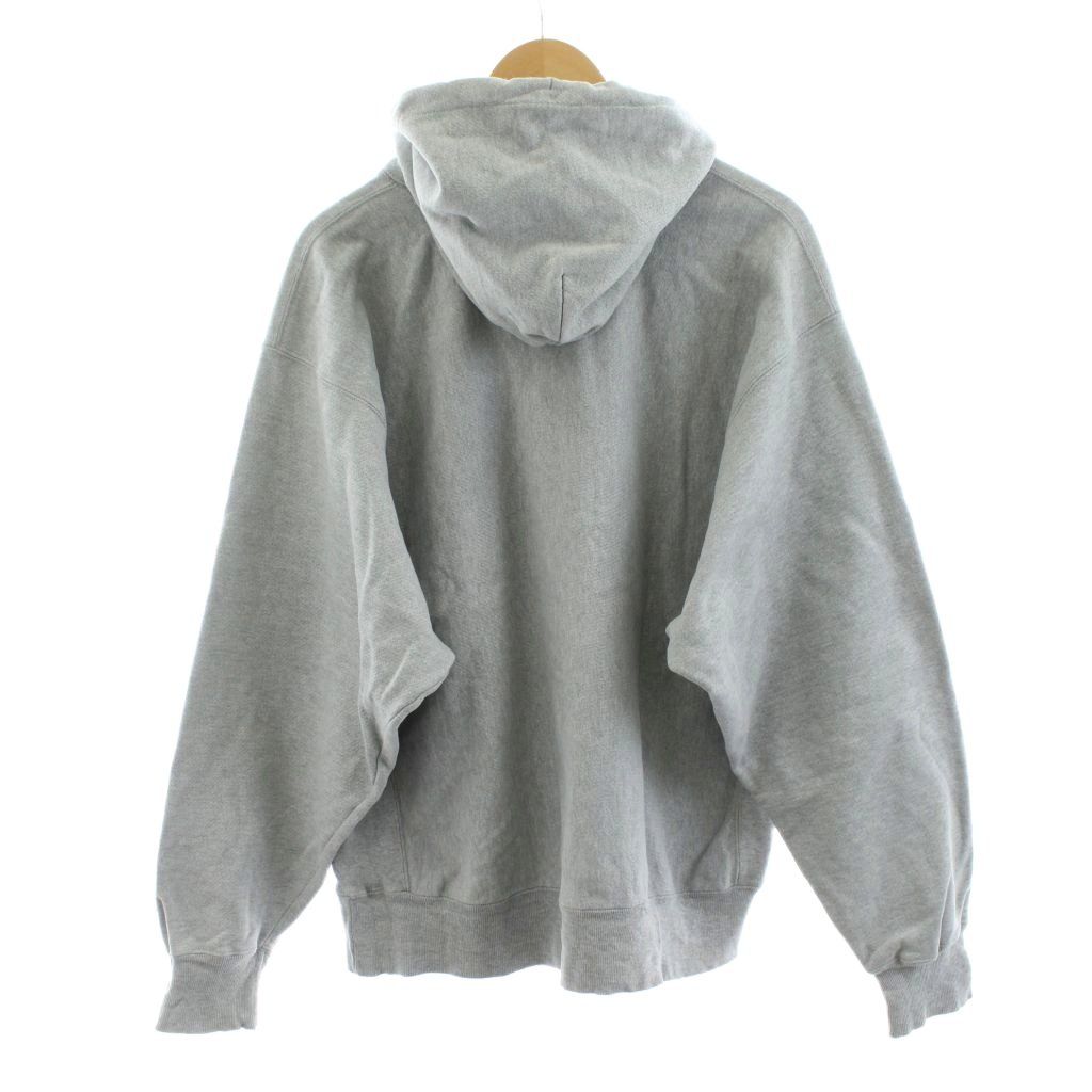 チャンピオン 00 s リバースウィーブ パーカー プルオーバー スウェット地 ロゴプリント L グレー KU
