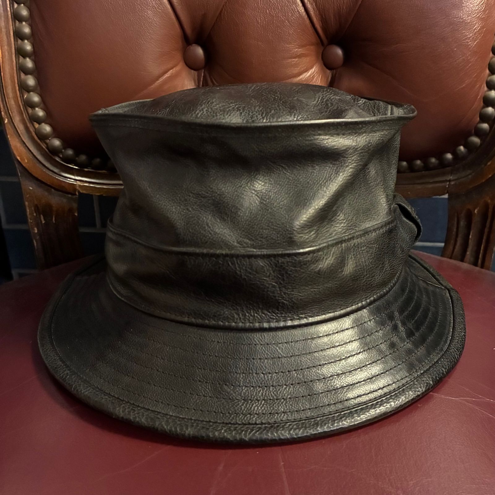 激レア MADE IN JAPAN製 SWAGGER COW LEATHER 牛革 本革レザーバケット