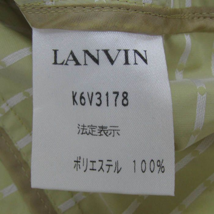 LANVIN SPORT フェザー入ジャケットとスカートセットアップ サイズ42 ランバン スポール ベスト ジャケット アウター ドット柄 ゴルフウエア
