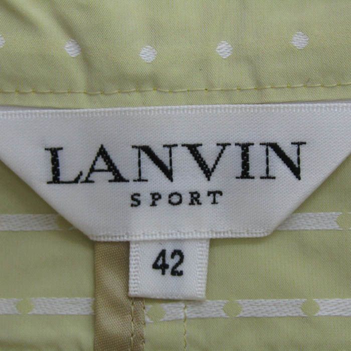 ランバン スポール ベスト ジャケット アウター ドット柄 ゴルフウエア