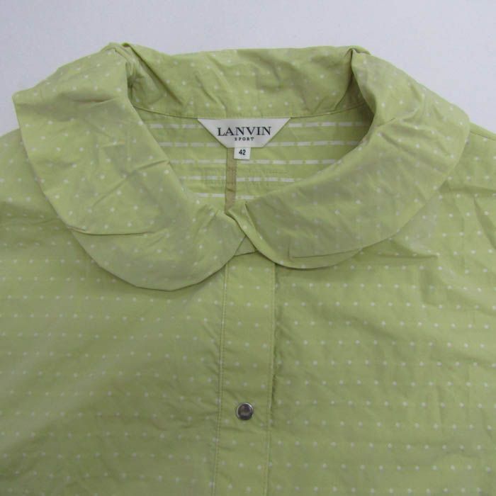 ランバン スポール ベスト ジャケット アウター ドット柄 ゴルフウエア