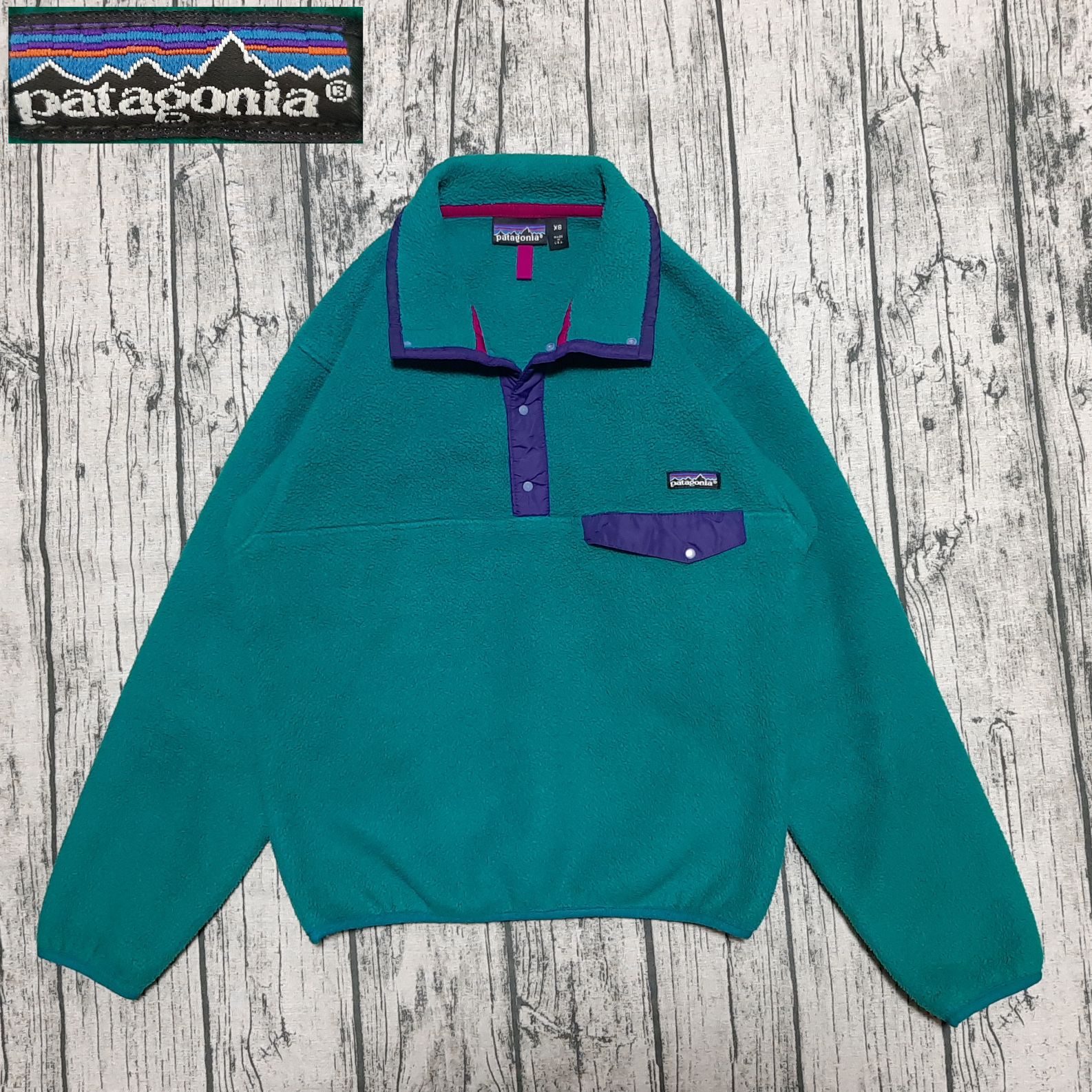 size XS 90年モデル パタゴニア シンチラスナップT フリース patagonia synchilla snap-t 25530 F0 90s