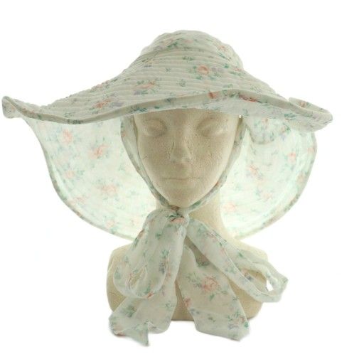 ナツミ オオサワ × ニュー ユニフォーム フローラル キルト ハット Floral quilted wide brim hat 帽子 マルチカラー 白 ホワイト オレンジ A 133054 |SS OS SH