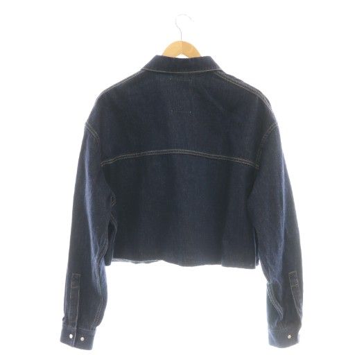 IENA【KURO/クロ】別注 クロップドデニムシャツ KURO/クロ】別注