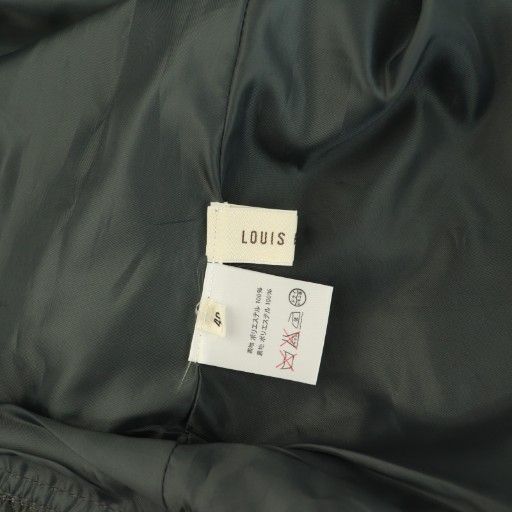 ルイフェロー LOUIS FERAUD ビッグカラーコート スプリングコート 40