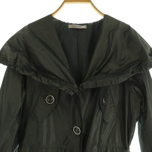 ルイフェロー LOUIS FERAUD ビッグカラーコート スプリングコート 40