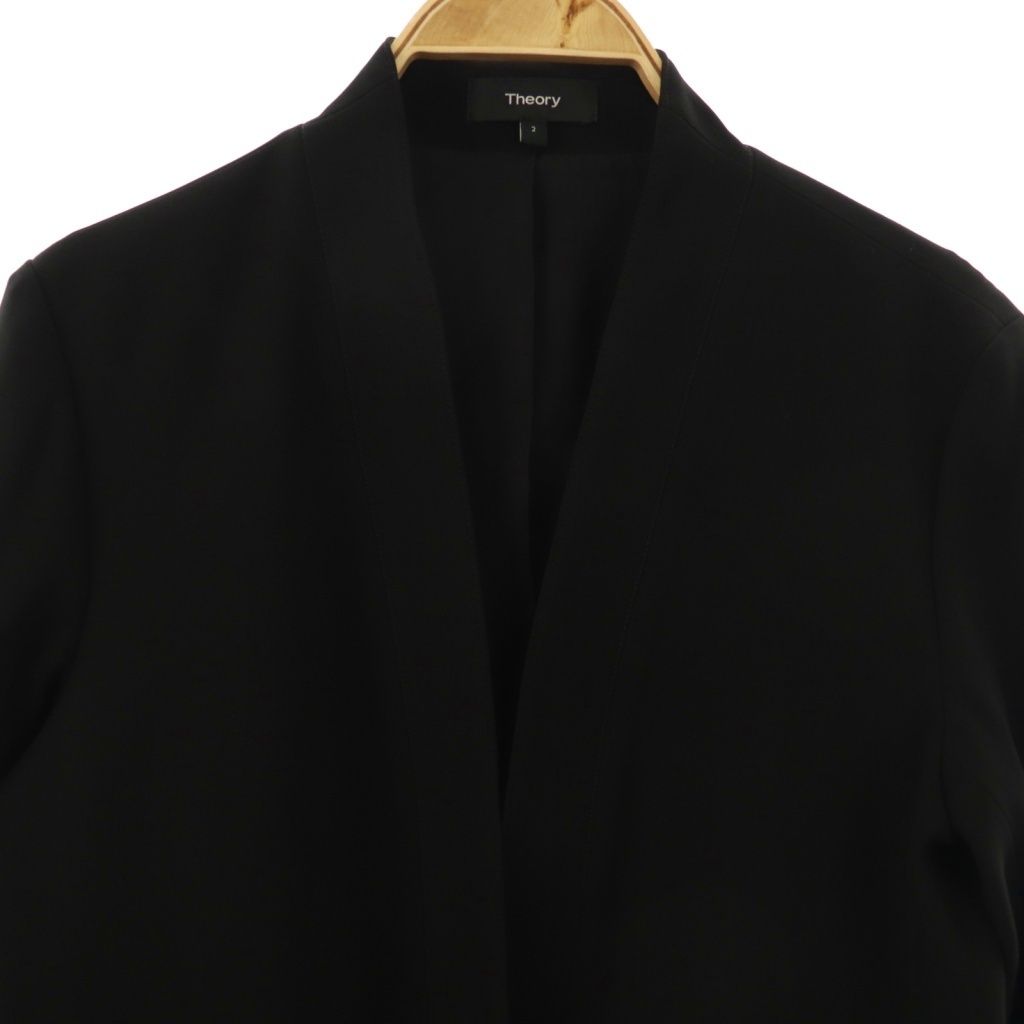 セオリー Theory Synthetic Crepe Fluid Jacket ジャケット ノーカラー