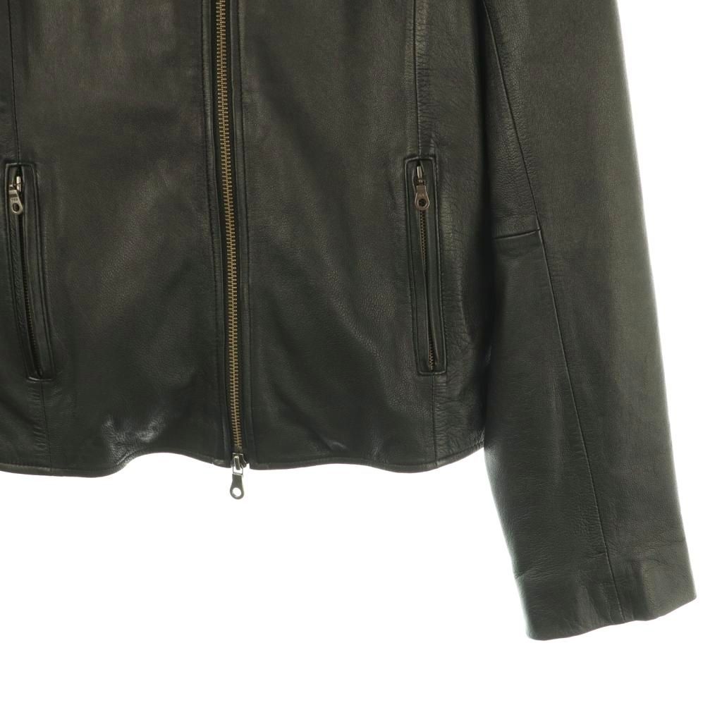 バーニーズニューヨーク BARNEYS NEWYORK ラムレザー バーニーズニューヨーク BARNEYS NEW YORK ラムレザー 2way ライダース