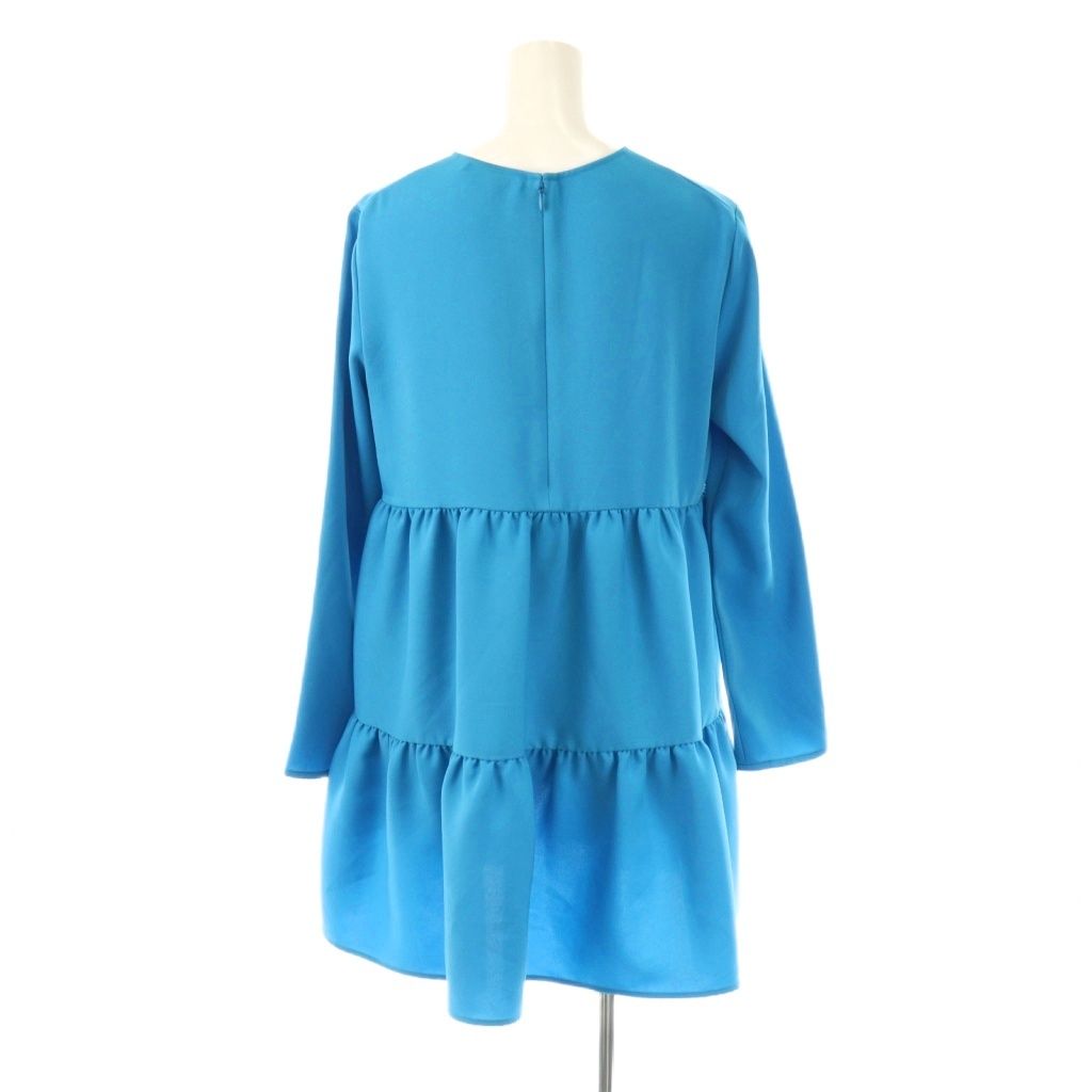 ヨーコチャン YOKO CHAN 23年 スリット バックティアードブラウス プル