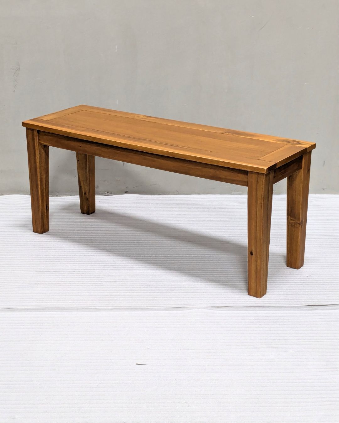 Bランク アルンダ ベンチ 幅104 cm ライトブラウン