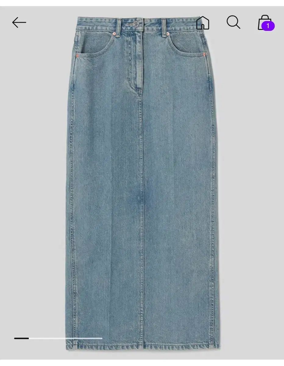 ディエパーチャ デニム スカート m