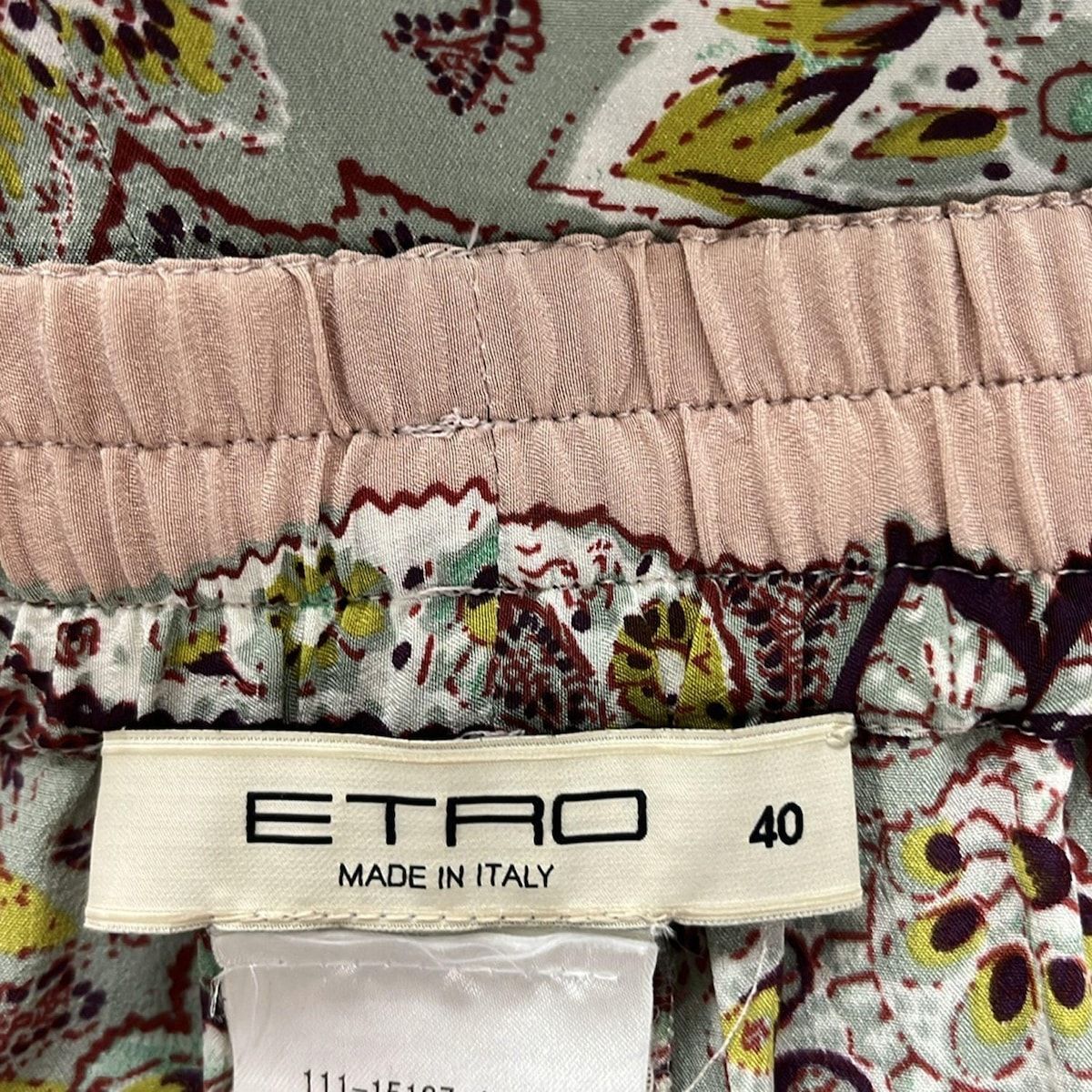 ETRO(エトロ) スカート サイズ40 M レディース美品 - グレー×パープル