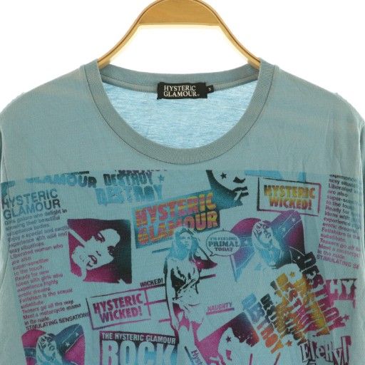 ヒステリックグラマー HYSTERIC GLAMOUR 総柄ガールグラフィック