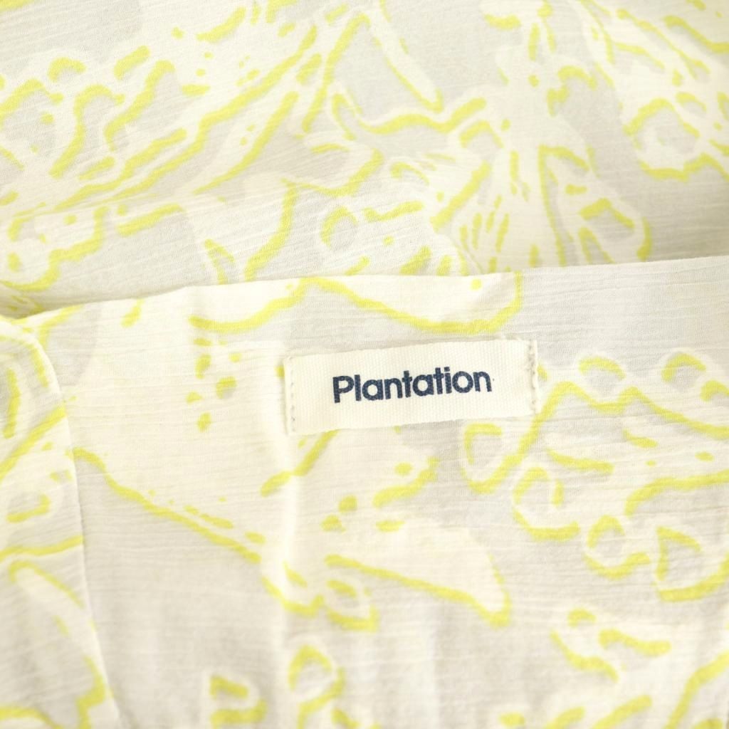 プランテーション plantation 24SS ドルマンスリーブブラウス 総柄 七