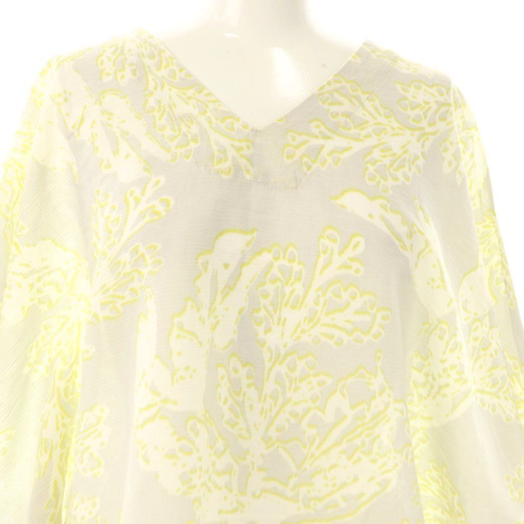 プランテーション plantation 24SS ドルマンスリーブブラウス 総柄 七